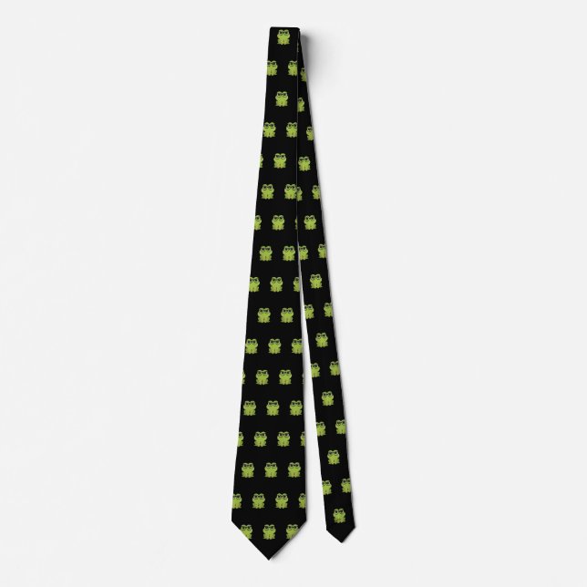 Frog Nerd Neck Tie (Front)