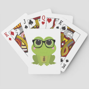 Frog Nerd Poker Cards