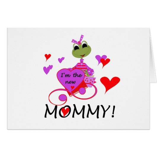Frog New Mommy T-shirts and Gifts (Front Horizontal)