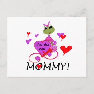 Frog New Mommy T-shirts and Gifts Postcard