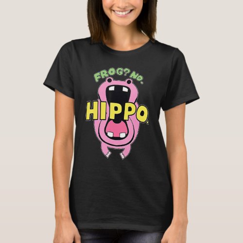 Frog No Hippo Funny Cute Crazy Frog T_Shirt