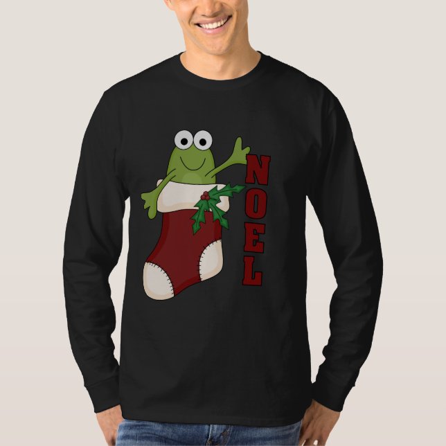 Frog Noel Holiday Tshirts and Gifts (Front)
