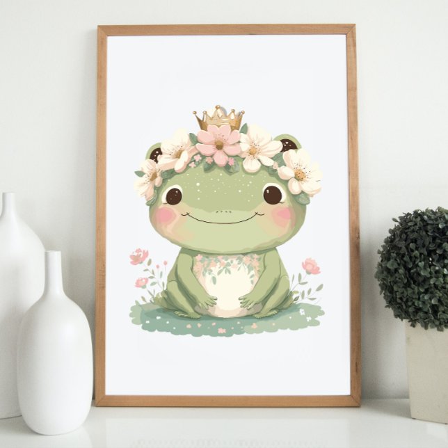 Frog Nursery Decor Cute Baby Boho (frog nursery decor baby boho)