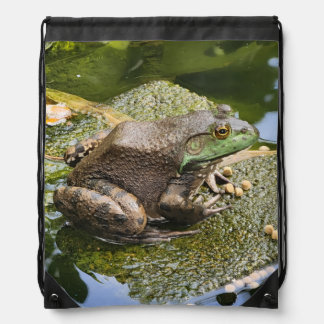 Frog - Old Croaker Drawstring Bag