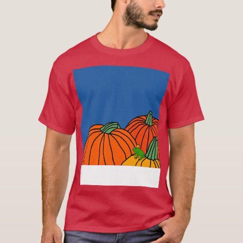 Frog on a Pumpkin T_Shirt