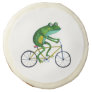 Frog On Bicycle Sugar Cookie