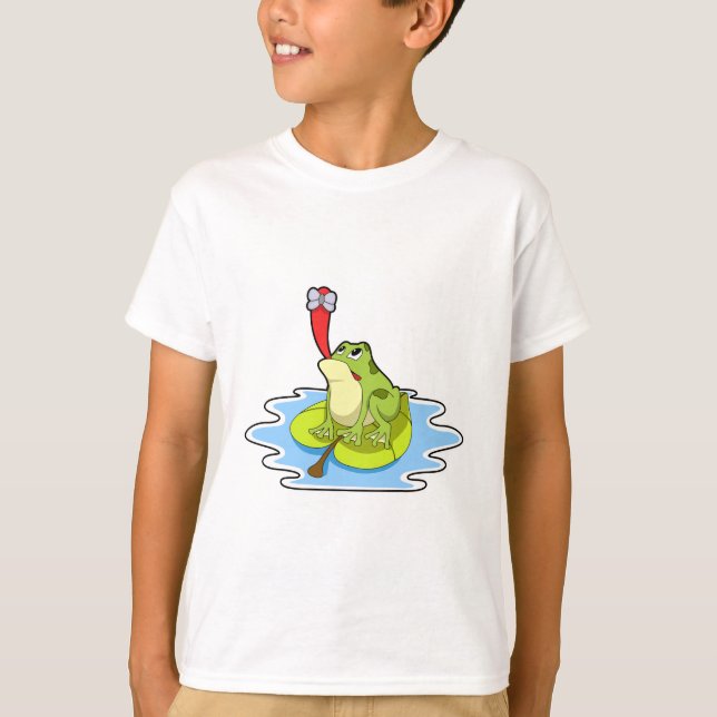 Frog on Leaf with Insect T-Shirt (Front)