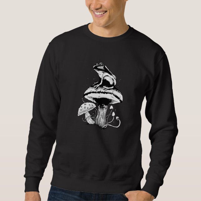 Frog On Mushroom Sweatshirt (Front)