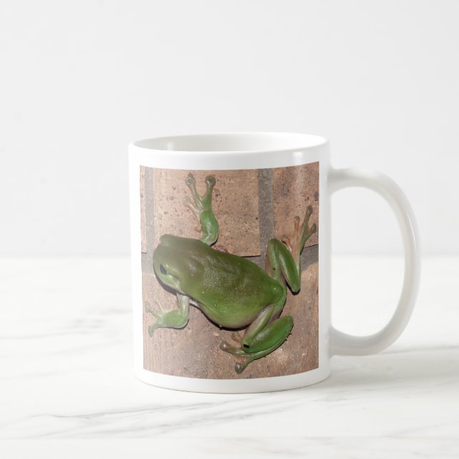 FROG on the wall mug. Coffee Mug (Right)