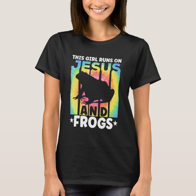 Frog Outfit for Frog Catcher Apparel Women Girls_3 T-Shirt (Front)