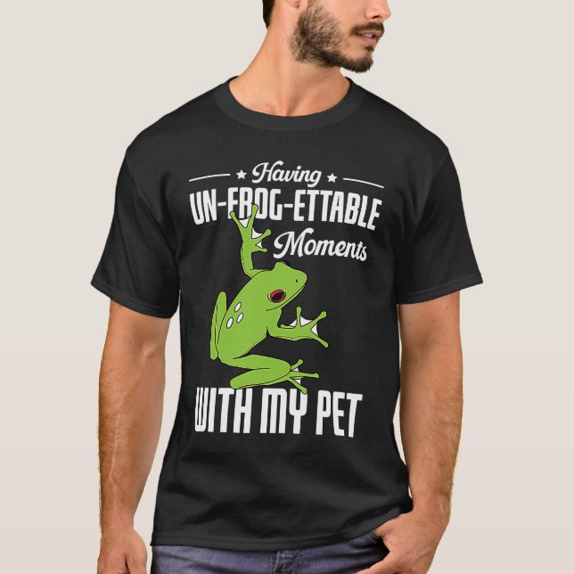 Frog Owners Best Moments Red Eyed Tree Frog T-Shirt (Front)