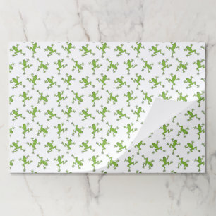 Frog Paper Placemats, Nature Garden Table Mats