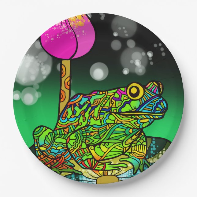Frog Paper Plates (Front)