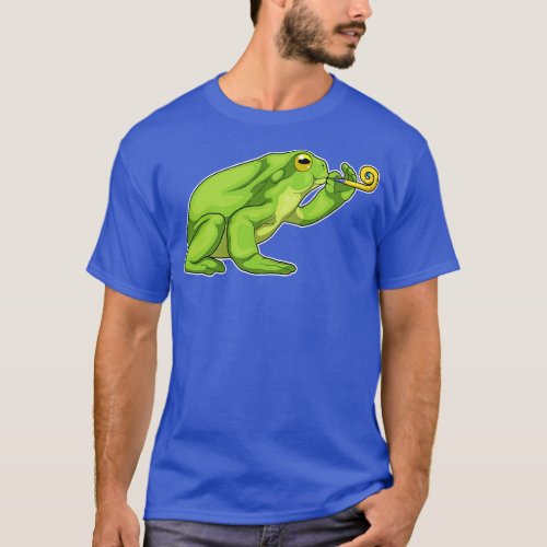 Frog Party Horn T_Shirt