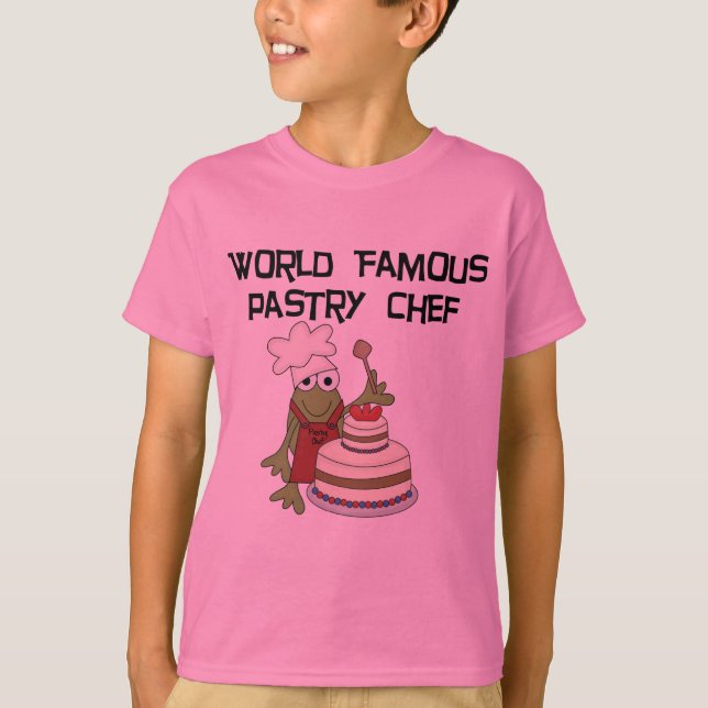 Frog Pastry Chef Tshirts and Gifts (Front)