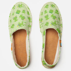 Frog Pattern, Cute Frogs, Green Frogs, Frog Prince Espadrilles