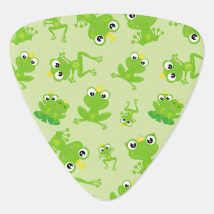 Frog Pattern, Cute Frogs, Green Frogs, Frog Prince Guitar Pick
