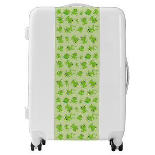 Frog Pattern, Cute Frogs, Green Frogs, Frog Prince Luggage