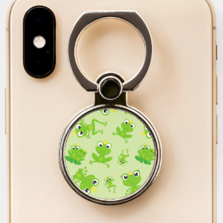 Frog Pattern, Cute Frogs, Green Frogs, Frog Prince Phone Ring Stand