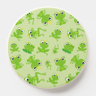 Frog Pattern, Cute Frogs, Green Frogs, Frog Prince PopSocket