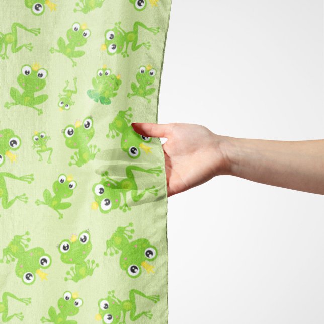 Frog Pattern, Cute Frogs, Green Frogs, Frog Prince Scarf (Creator Uploaded)