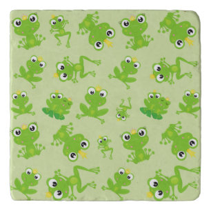Frog Pattern, Cute Frogs, Green Frogs, Frog Prince Trivet