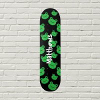 Frog pattern  skateboard