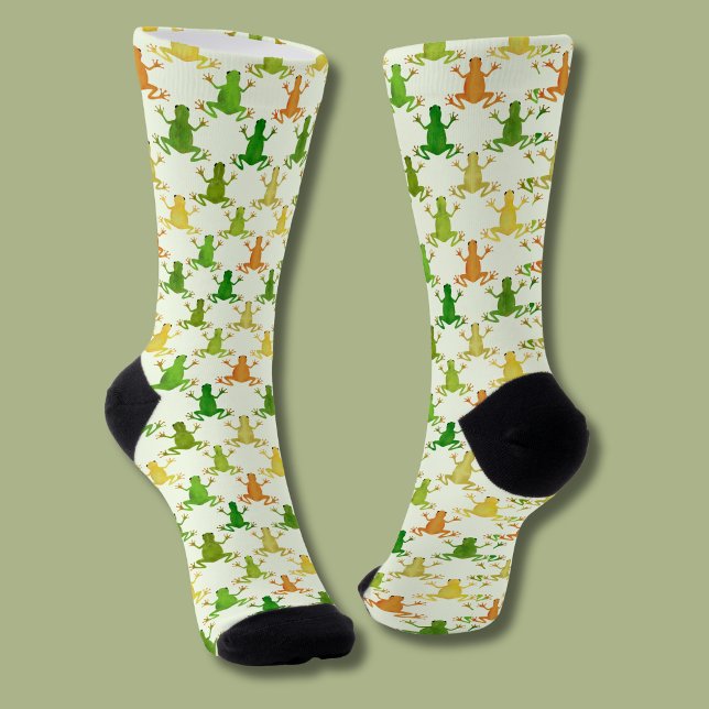 Frog pattern socks (Frog socks)