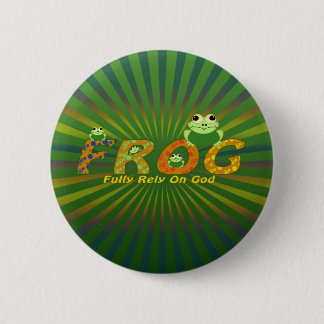 FROG PINBACK BUTTON