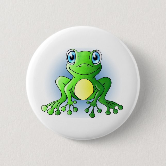 Frog Pinback Button (Front)