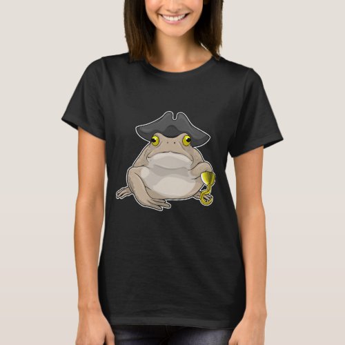 Frog Pirate Pirate hat T_Shirt