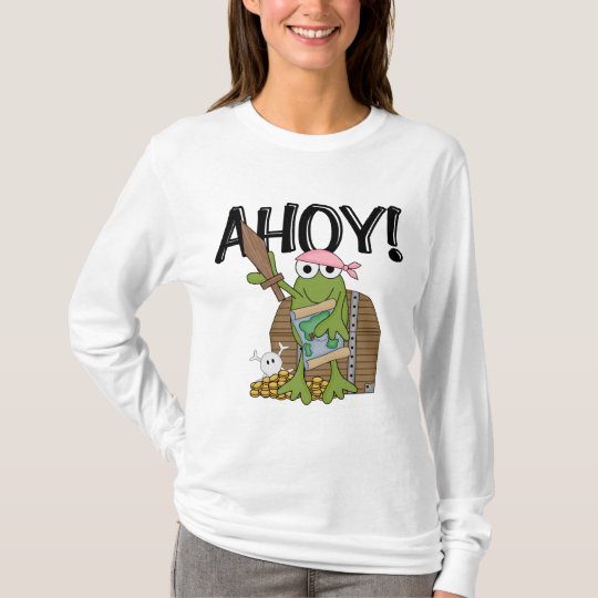 Frog Pirate With Gold - Girl T-shirts and Gifts