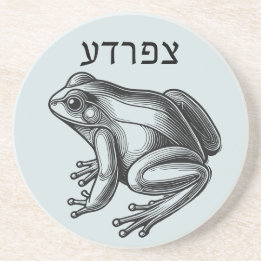 Frog Plague for Seder Coaster