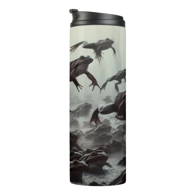 Frog Plague  Thermal Tumbler (Rotated Right)