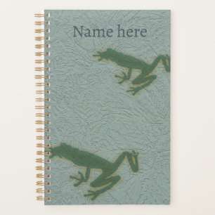 Frog planner with customize name option