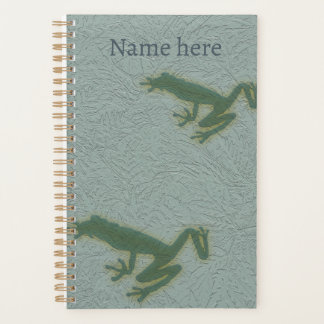 Frog planner with customize name option