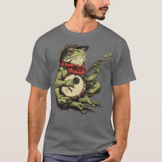 frog playing banjo T-Shirt
