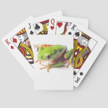Frog Playing Card