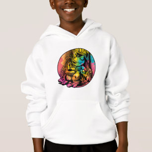 Frog Playing Guitar - Cottagecore Aesthetic Style Hoodie