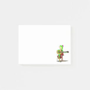 Frog Playing Guitar Funny Post-it® Notes