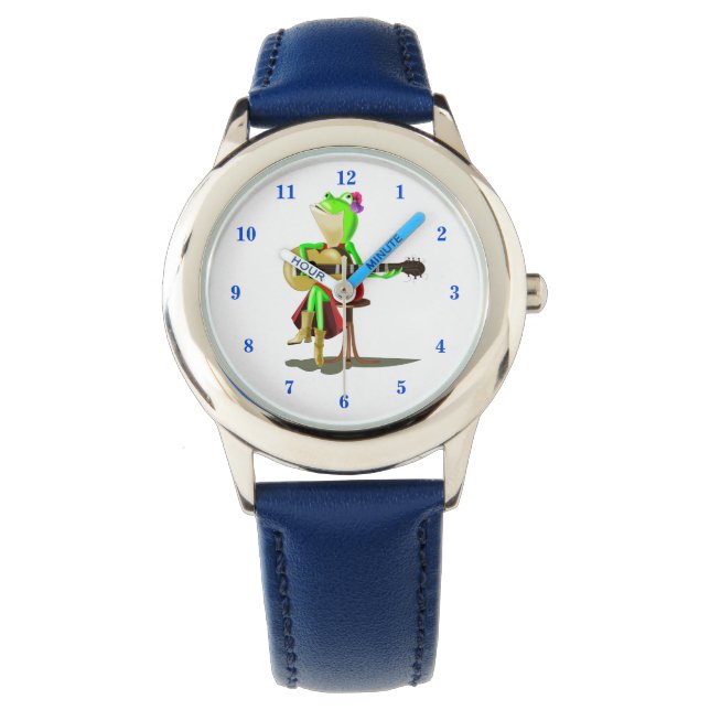 Frog Playing Guitar Watch (Front)