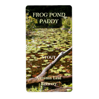 Frog Pond ~ Beer bottle Label