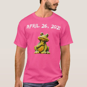 Frog Pond Funny Cute Tadpole Toad Amphibian Collag T-Shirt