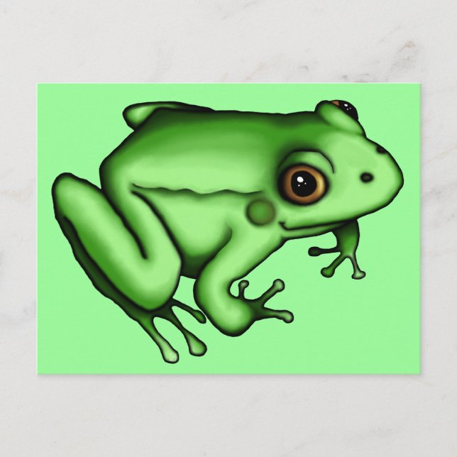 Frog, postcard (Front)