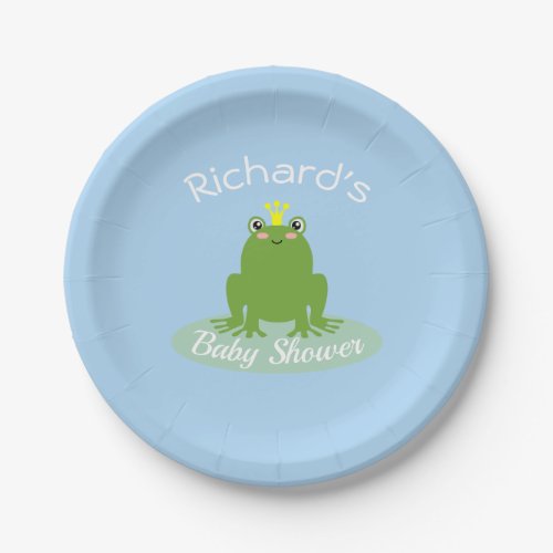 Frog Price Boys Paper Plates