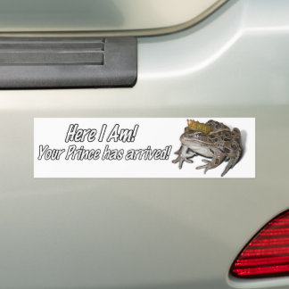 Frog Prince Bumper Sticker
