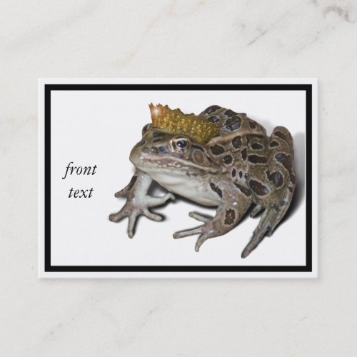 Frog Prince Business Card