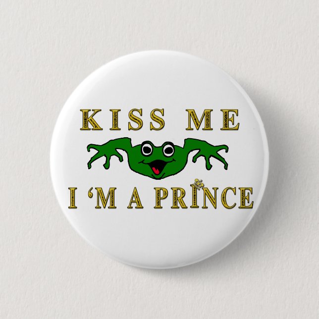 Frog Prince Button (Front)