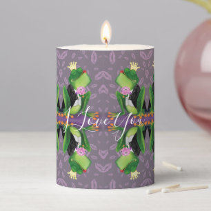 Frog Prince Candle - Kiss - I Love You - Funny