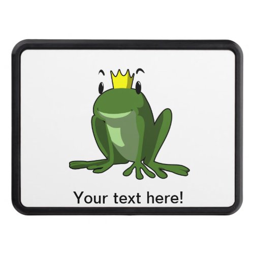 Frog prince cartoon tow hitch cover